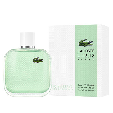 LACOSTE L.12.12 BLANC EAU FRAICHE 3.3 EAU DE TOILETTE SPRAY FOR MEN