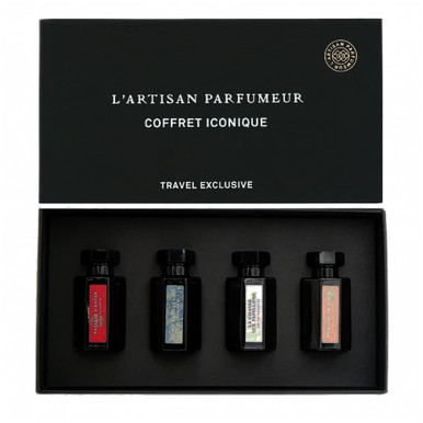 L'ARTISAN PARFUMEUR 4 * 5 ML MINI SET: PASSAGE D'ENFER EAU DE TOILETTE + UN AIR DE BRETAGNE EAU DE PARFUM + LA CHASSE AUX PAPILLIONS EAU DE TOILETTE + MEMOIRE DE ROSES EAU DE PARFUM