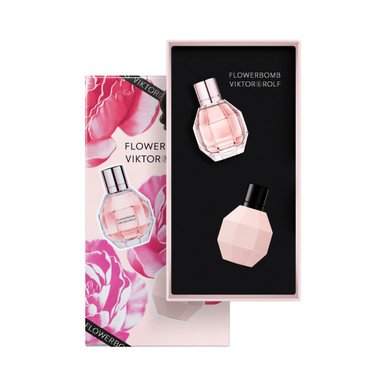 FLOWERBOMB 2 PCS MINI SET FOR WOMEN: 7 ML EAU DE PARFUM MINI + FLOWERBOMB EXTREME 7 ML EAU DE PARFUM MINI