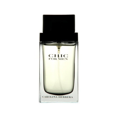 CAROLINA HERRERA CHIC TESTER 3.4 EAU DE TOILETTE SPRAY FOR MEN.