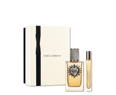 DOLCE & GABBANA DEVOTION 2 PCS SET FOR MEN: 3.3 EAU DE PARFUM SPRAY + 0.33 EAU DE PARFUM SPRAY