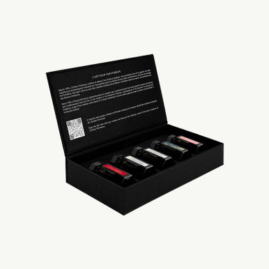 L'ARTISAN PARFUMEUR 5 * 5 ML MINI SET: FOU D'ABSINTHE EAU DE PARFUM + A FLEUR DE PECHE EAU DE PARFUM + MEMOIRE DE ROSES EAU DE PARFUM + PASSAGE D'ENFER EAU DE TOILETTE + UN AIR DE BRETAGNE EAU DE PARFUM