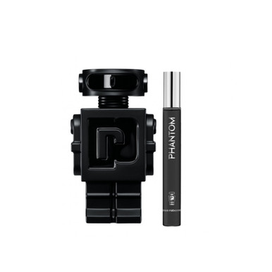 PACO RABANNE PHANTOM PARFUM 2 PCS SET FOR MEN: 5 OZ PARFUM SPRAY + 0.33 OZ PARFUM SPRAY