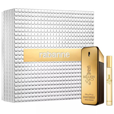 PACO RABANNE ONE MILLION 2 PCS SET FOR MEN: 3.4 EAU DE TOILETTE SPRAY + 0.68 EAU DE TOILETTE SPRAY