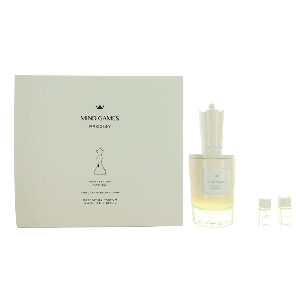 Rose Absolute Patchouli by Mind Games, 3.4oz Extrait de Parfum Spray for Unisex